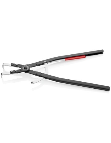 Alicate para arandelas para arandelas interiores en taladros recubierto de pintura pulverizada, negro 600 mm KNIPEX 44 20 J61