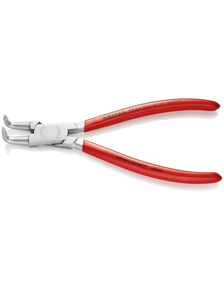 Alicate para arandelas para arandelas interiores en taladros recubiertos de plástico cromado 170 mm KNIPEX 44 23 J21