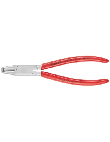 Alicate para arandelas para arandelas interiores en taladros recubiertos de plástico cromado 170 mm KNIPEX 44 23 J21