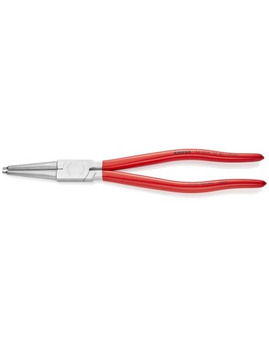 Alicate para arandelas para arandelas interiores en taladros recubiertos de plástico cromado 320 mm KNIPEX 44 13 J4