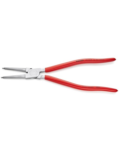 Alicate para arandelas para arandelas interiores en taladros recubiertos de plástico cromado 320 mm KNIPEX 44 13 J4