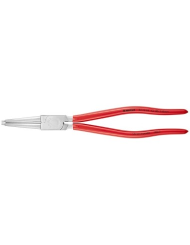 Alicate para arandelas para arandelas interiores en taladros recubiertos de plástico cromado 320 mm KNIPEX 44 13 J4
