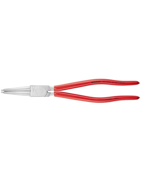 Alicate para arandelas para arandelas interiores en taladros recubiertos de plástico cromado 320 mm KNIPEX 44 13 J4