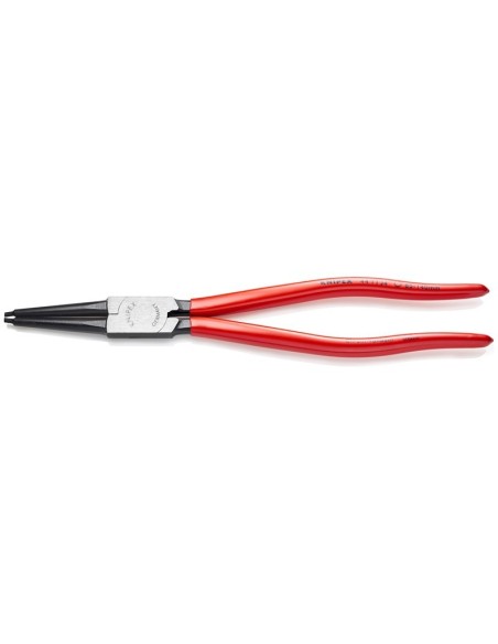 Alicate para arandelas para arandelas interiores en taladros recubiertos de plástico negro atramentado 320 mm KNIPEX 44 11 J4