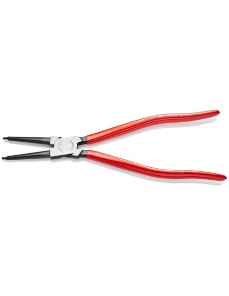 Alicate para arandelas para arandelas interiores en taladros recubiertos de plástico negro atramentado 320 mm KNIPEX 44 11 J4