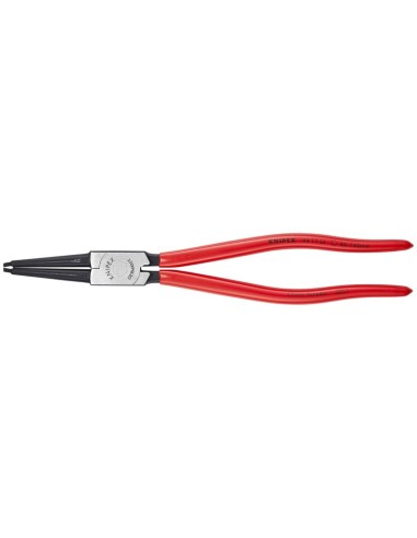Alicate para arandelas para arandelas interiores en taladros recubiertos de plástico negro atramentado 320 mm KNIPEX 44 11 J4