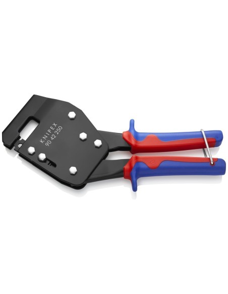 Alicate para ensamblar perfiles con fundas multicomponentes bruñido 250 mm KNIPEX 90 42 250