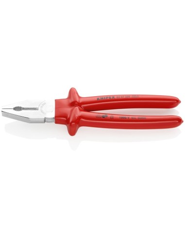 Alicate universal aislados por inmersión en plástico reforzado, según norma VDE cromado 250 mm KNIPEX 03 07 250
