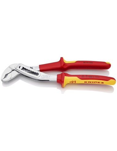 Alligator Tenaza de agarre aislados con fundas multicomponentes, según norma VDE cromado 250 mm KNIPEX 88 06 250