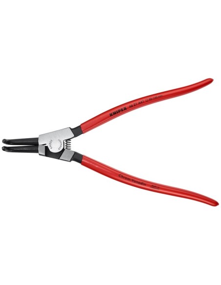 Alicate para arandelas para arandelas exteriores de ejes recubiertos de plástico negro atramentado 300 mm (cartulina autoservic