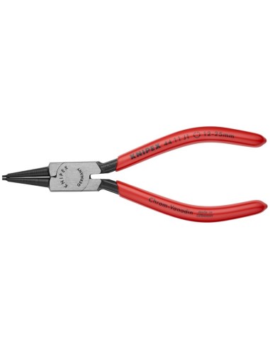Alicate para arandelas para arandelas interiores en taladros recubiertos de plástico negro atramentado 140 mm (cartulina autose