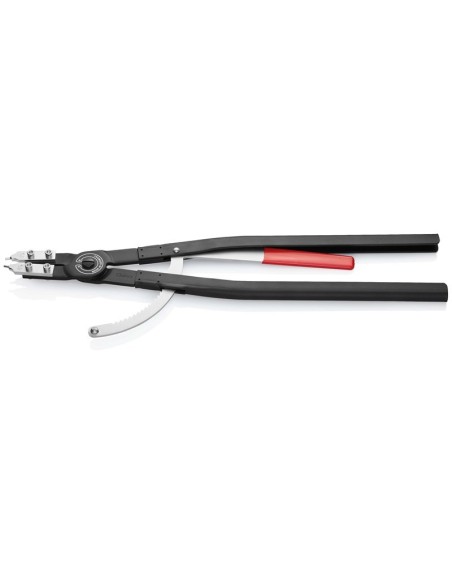 Alicate para arandelas para arandelas interiores en taladros recubierto de pintura pulverizada, negro 570 mm KNIPEX 44 10 J5