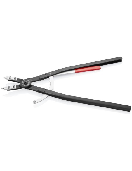 Alicate para arandelas para arandelas interiores en taladros recubierto de pintura pulverizada, negro 570 mm KNIPEX 44 10 J5