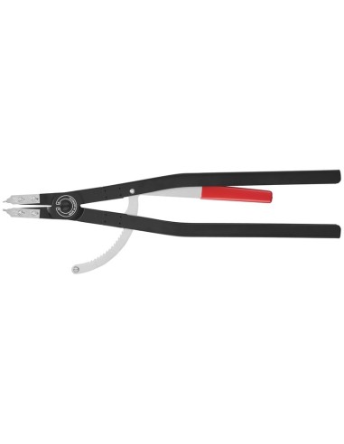 Alicate para arandelas para arandelas interiores en taladros recubierto de pintura pulverizada, negro 570 mm KNIPEX 44 10 J5