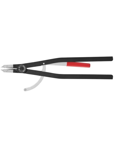 Alicate para arandelas para arandelas interiores en taladros recubierto de pintura pulverizada, negro 570 mm KNIPEX 44 10 J5