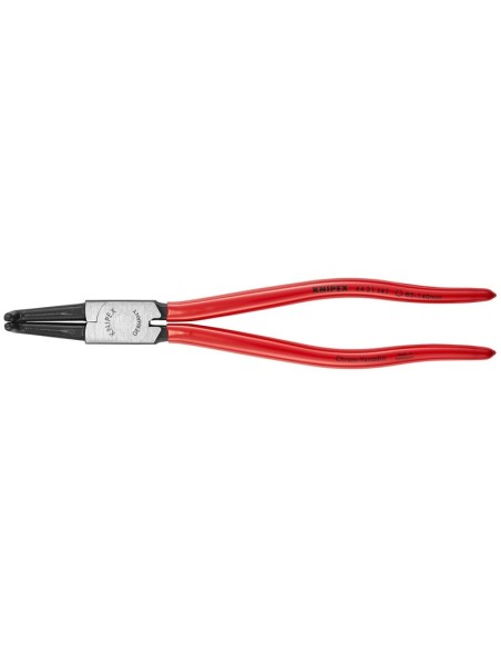 Alicate para arandelas para arandelas interiores en taladros recubiertos de plástico negro atramentado 300 mm (cartulina autose