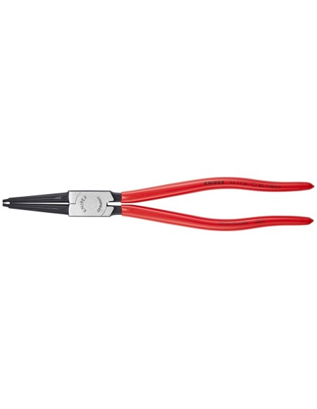 Alicate para arandelas para arandelas interiores en taladros recubiertos de plástico negro atramentado 320 mm (cartulina autose