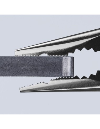 Alicate universal en punta con fundas multicomponentes cromado 145 mm KNIPEX 08 25 145