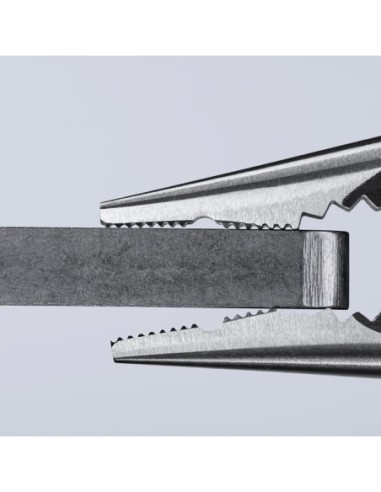 Alicate universal en punta recubiertos de plástico negro atramentado 145 mm KNIPEX 08 21 145