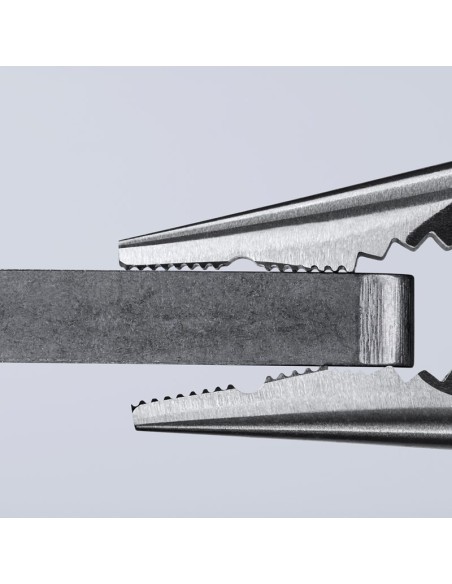 Alicate universal en punta recubiertos de plástico negro atramentado 145 mm KNIPEX 08 21 145