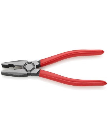 Alicate universal recubiertos de plástico negro atramentado 200 mm KNIPEX 03 01 200 EAN