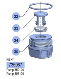 KIT VÁLVULA DE PIE PM2-1,1