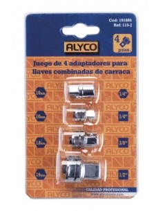 ALYCO 191886 Juego adaptadores para vasos y puntas