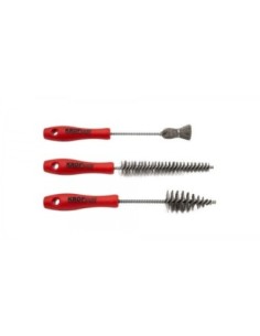 KIT ESCOBILLAS LIMPIEZA DE INYECTORES DIESEL 3PZS