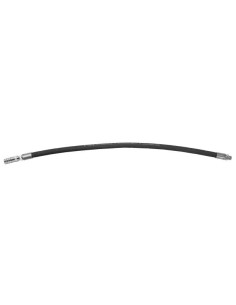 EXTENSIÓN FLEXIBLE CON BOQUILLA PARA BOMBAS O EQUIPOS DE ENGRASE, POLIESTER DE DOBLE TRENZA, 500 MM
