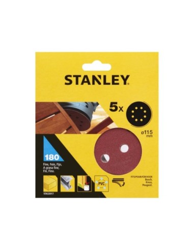 5 Discos ø 115 mm. Para lijadora rotorbital
