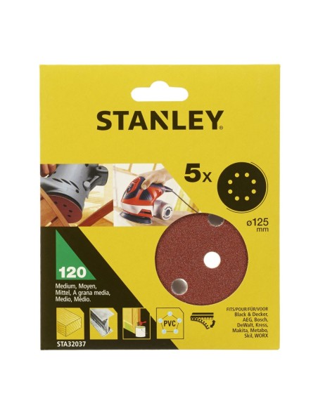 5 Discos ø 125 mm. Para lijadora rotorbital
