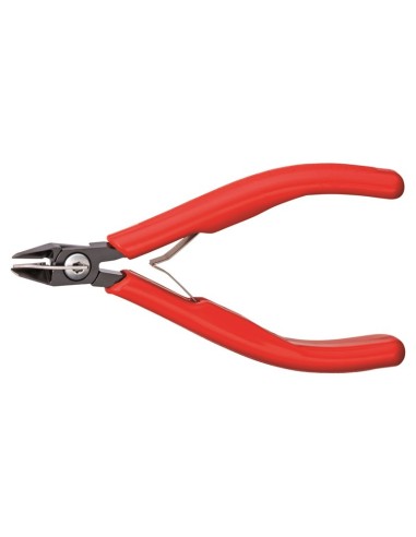 Alicates de corte diagonal para electrónica con fundas de plástico bruñido 125 mm KNIPEX 75 12 125