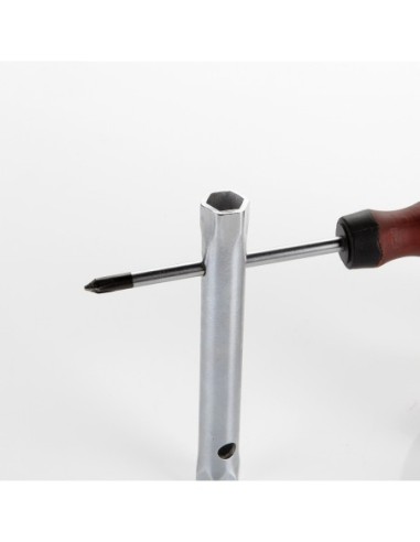 ALYCO 191505 Llave de tubo de 2 bocas estampada
