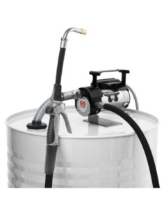 PAQUETE PORTÁTIL DE BOMBA ELÉCTRICA SERIE FLOWSTAR 24 V DC PARA ACEITE CON PISTOLA DE CONTROL, 6 L/MIN