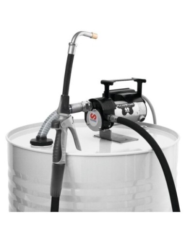 PAQUETE PORTÁTIL DE BOMBA ELÉCTRICA SERIE FLOWSTAR 24 V DC PARA ACEITE CON PISTOLA DE CONTROL, 6 L/MIN