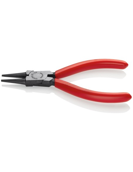 Alicate de boca redonda recubiertos de plástico negro atramentado 125 mm KNIPEX 22 01 125