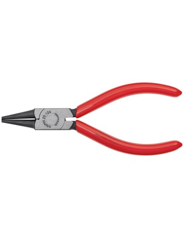 Alicate de boca redonda recubiertos de plástico negro atramentado 125 mm KNIPEX 22 01 125