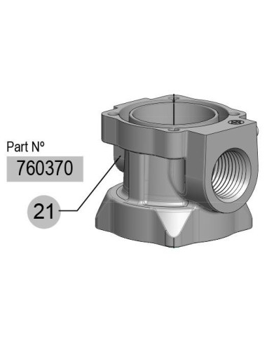 CUERPO BOMBA PM2-1,1/NICKEL