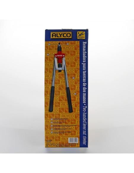 Alyco 183120 remachadora de dos manos para tuercas