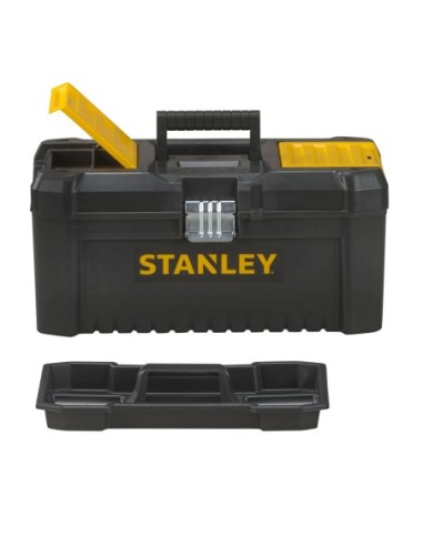 Caja de herramientas de plástico 16/40cm con cierre de metal