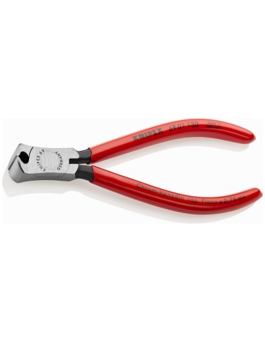 Alicate de corte frontal para mecánicos recubiertos de plástico negro atramentado 130 mm KNIPEX 69 01 130