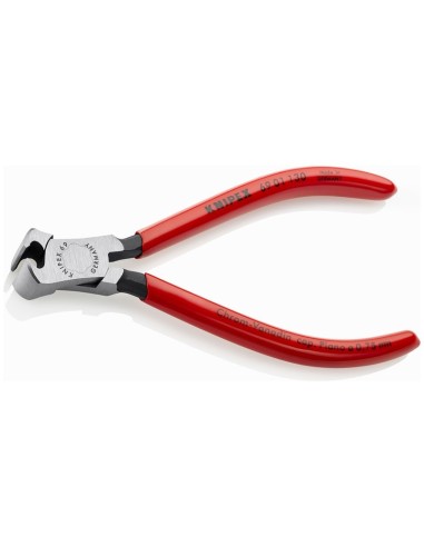 Alicate de corte frontal para mecánicos recubiertos de plástico negro atramentado 130 mm KNIPEX 69 01 130