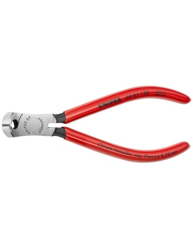 Alicate de corte frontal para mecánicos recubiertos de plástico negro atramentado 130 mm KNIPEX 69 01 130