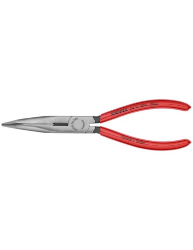 Alicate de montaje (alicate de boca cigüeña) recubiertos de plástico negro atramentado 200 mm KNIPEX 26 21 200