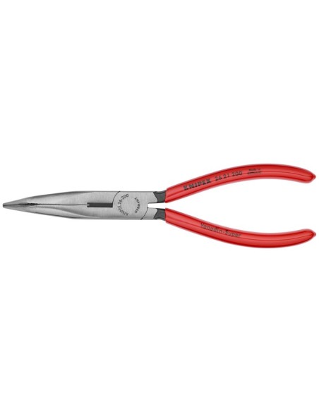 Alicate de montaje (alicate de boca cigüeña) recubiertos de plástico negro atramentado 200 mm KNIPEX 26 21 200