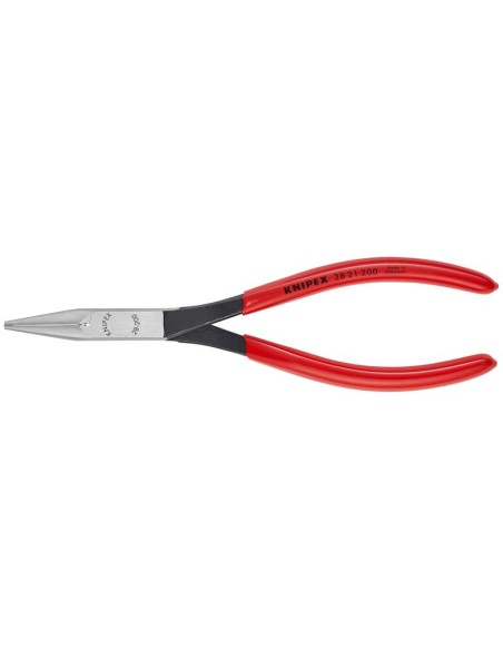 Alicate de montaje de bocas largas recubiertos de plástico negro atramentado 200 mm KNIPEX 28 21 200