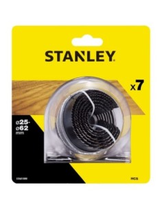 7 brocas de campana de acero al carbono para madera