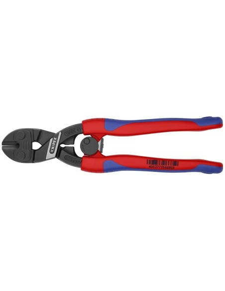 CoBolt Cortabulones compacto con fundas esbeltas en dos componentes negro atramentado 200 mm KNIPEX 71 12 200