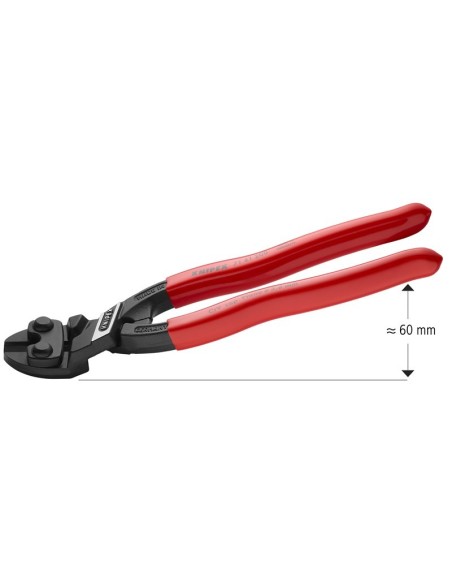 CoBolt Cortabulones compacto recubiertos de plástico negro atramentado 200 mm KNIPEX 71 41 200