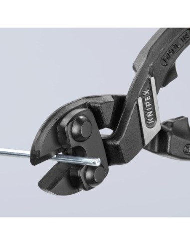 CoBolt Cortabulones compacto recubiertos de plástico negro atramentado 200 mm KNIPEX 71 41 200